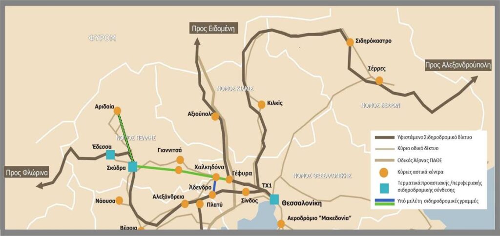 Αποτέλεσμα εικόνας για Σιδηρόδρομος Πέλλα